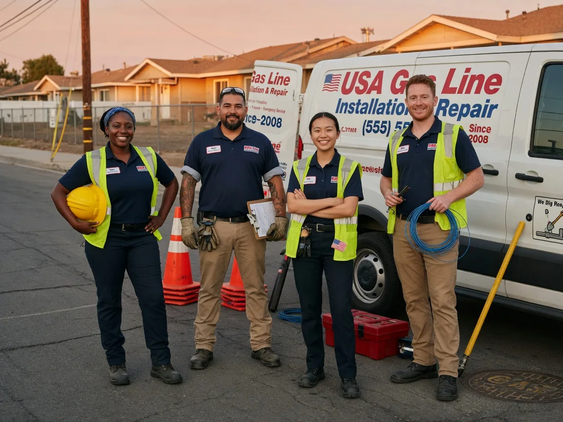 Gas Line Installation company in California City, CA